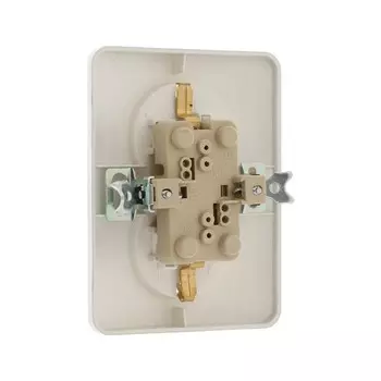 Розетка двухместная со шторкой Luazon Lighting "Орион", 16 А, скрытая, с з/к, серебристая