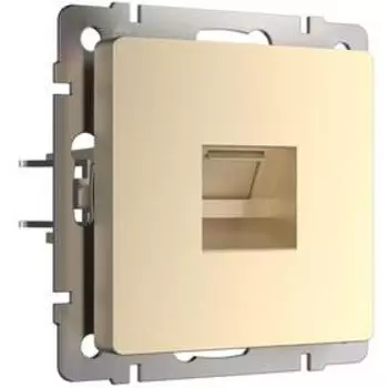 Розетка Ethernet WL11-RJ-45, цвет шампань