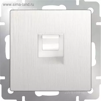 Розетка Ethernet WL13-RJ-45, цвет перламутровый рифленый