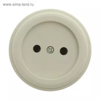 Розетка "Хит", 220 В, 16 А, накладная, без защ/шторок, белая
