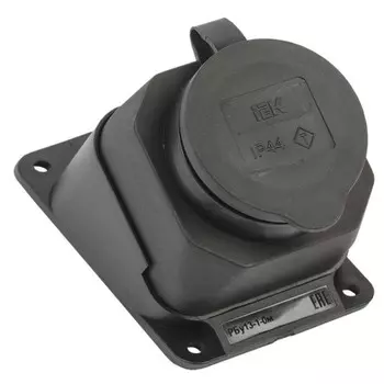 Розетка IEK PKR22-016-2-K02 ОМЕГА, с заземлением