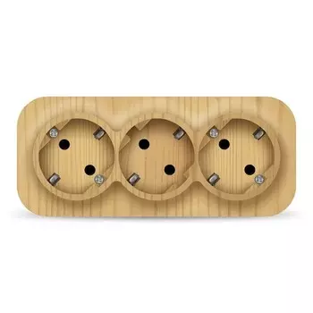 Розетка IONICH 1440, ОП, 3 розетки, IP20