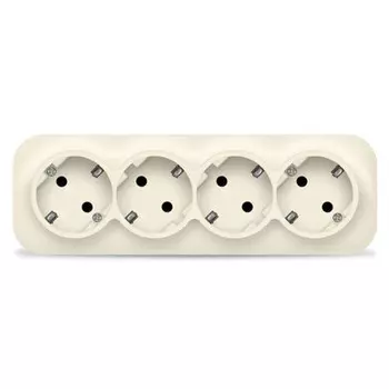 Розетка IONICH 1452, ОП, 4 розетки, IP20