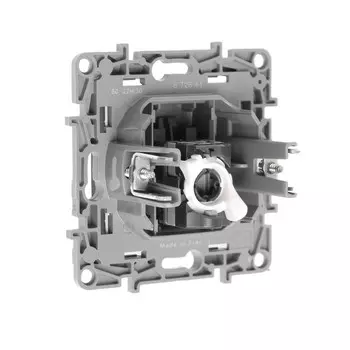 Розетка компьютерная RJ45 Legrand Etika, 1-ая, Антрацит