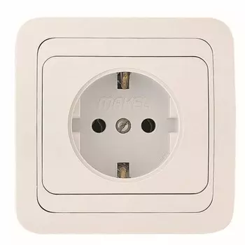 Розетка Makel 12028 Mimoza, СП, IP20