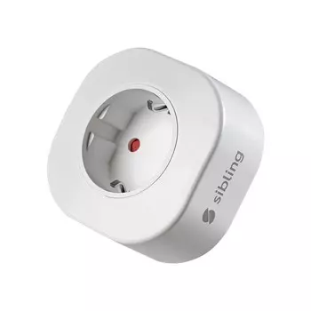 Розетка Powerswitch Sibling, с расходомером, 16 А