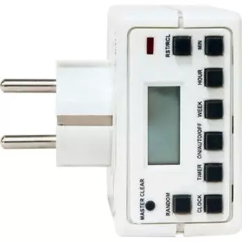 Розетка с таймером недельная TM21, 3500W, 16A, 230V, цвет белый