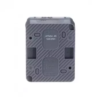 Розетка SchE ATN544045 AtlasDesign, ОП, с заземлением