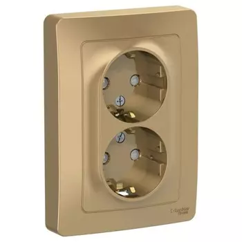 Розетка SchE BLNRS001124 Blanca, СП, 2 розетки, IP20