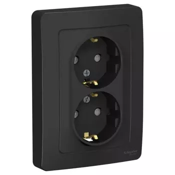 Розетка SchE BLNRS001126 Blanca, СП, 2 розетки, IP20