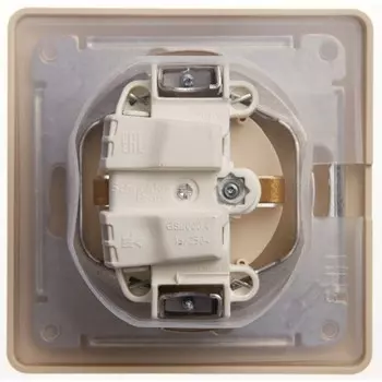 Розетка SchE GSL000248 Glossa, СП, с заземлением