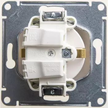 Розетка SchE GSL000645 Glossa, СП, IP20