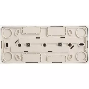 Розетка SchE PA16-009D Этюд, ОП, 3 розетки, IP20