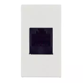 Розетка телефонная DKC 45018 Viva 1 розетка, цвет белый