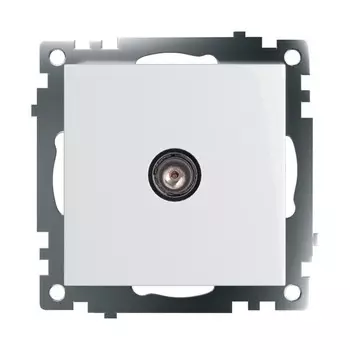 Розетка телевизионная 1-местная (механизм), STEKKER серия Катрин, GLS00-7108-01, белый