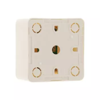 Розетка телевизионная одноместная Luazon Lighting "Лига", накладная, белая