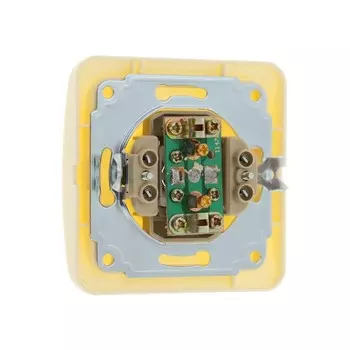 Розетка телевизионная одноместная Luazon Lighting "Орион", скрытая, бежевая