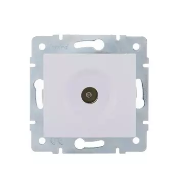 Розетка телевизионная оконечная TV СП Karina механизм бел. LEZARD 707-0288-130