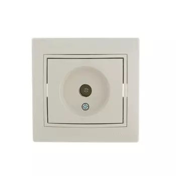 Розетка телевизионная оконечная TV СП Mira крем./крем. LEZARD 701-0303-130