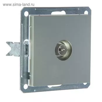 Розетка телевизионная "W59" SchE RTS-151-4-86, одноместная, скрытая, оконечная, цвет шампань