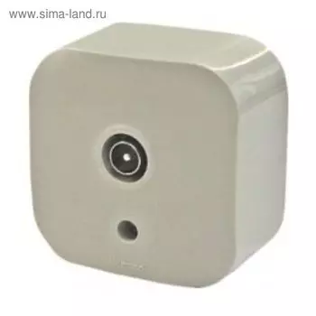 Розетка TV 1-м ОП "звезда " Legrand "Quteo ", сл. кость 782245