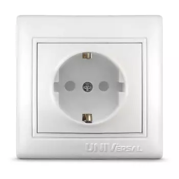 Розетка Universal С0049 Севиль, СП, с заземлением