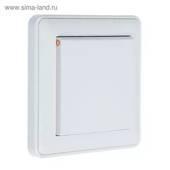 Розетка "W59" SchE RS16-152B-18, одноместная, скрытая, IP44, цвет белый