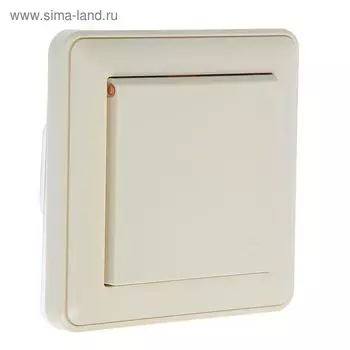 Розетка "W59" SchE RS16-152B-28, одноместная, скрытая, IP44, защит.крышка, цвет сл.кость