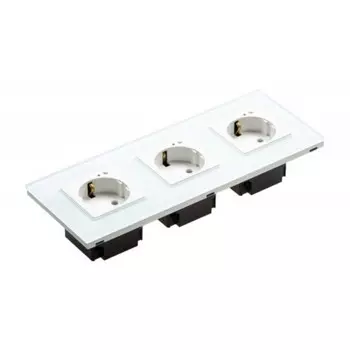 Розетка встраиваемая Sibling Powerswitch-W3, 16 А, 220 В, цвет белый