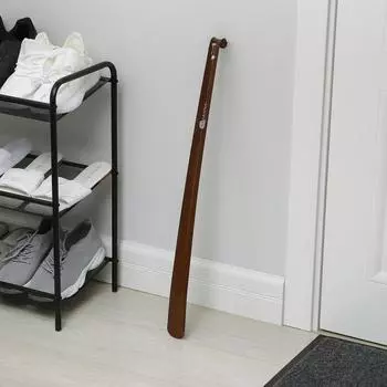 Ложка для обуви SAVANNA, 70 см, коричневая