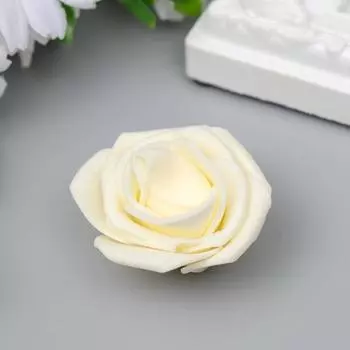 Розочка из фоамирана, шампанское 4 см