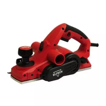 Рубанок Elitech Р 82, 750 Вт, 16000 об/м, ширина 82мм, глубина 3мм, пылесборник, 2 ножа