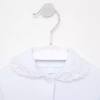 Рубашечка для девочки, цвет белый, рост 68 см