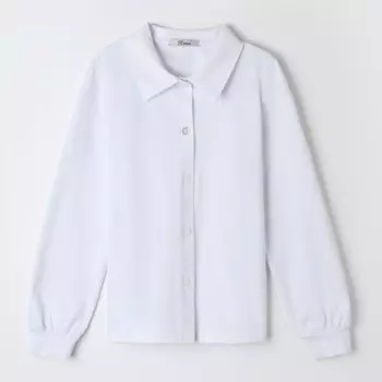 Рубашка для девочки, цвет белый, рост 146 см