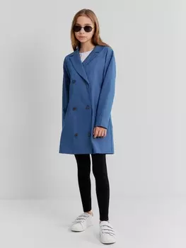 Рубашка для девочки MINAKU: Jeans collection, голубая, рост 104 см