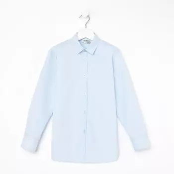 Рубашка для мальчика, цвет голубой, рост 134 см