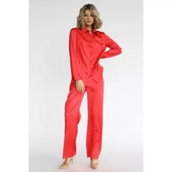 Рубашка из искусственного шелка, размер 50