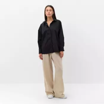 Рубашка женская MIST: Classic Collection, размер 44, чёрный