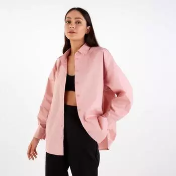 Рубашка женская MIST: Classic Collection, размер 50, розовый