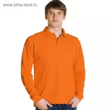 Рубашка мужская, размер 54, цвет оранжевый