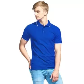 Рубашка мужская, размер 58, цвет синий