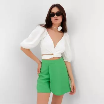 Рубашка (топ) женский MIST Summer time, белый, р.44