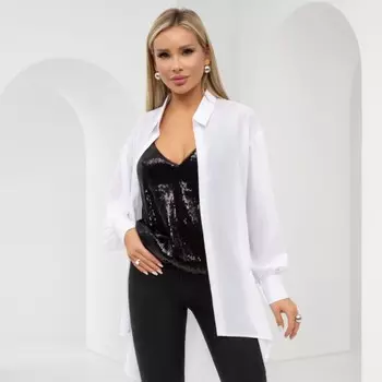 Рубашка женская Charutti «Итальянский след. Вайт», размер 50