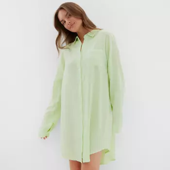 Сорочка ночная женская KAFTAN Lime series, размер 40-42, зелёная