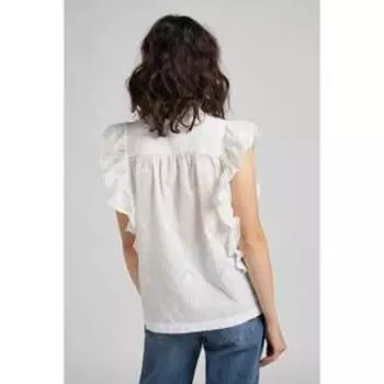 Рубашка женская Lee FEMININE WOVEN TOP ECRU, размер 44 (L49YZKNQ)