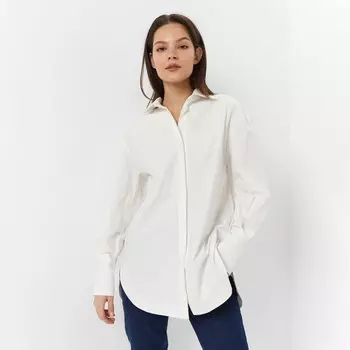 Рубашка женская MINAKU: Casual Collection, размер 44, белый