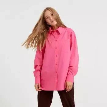 Рубашка женская MINAKU: Casual Collection цвет фуксия, р-р 44