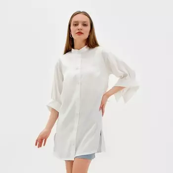 Рубашка женская MINAKU: Casual collection, цвет молочный, размер 42