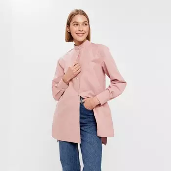 Рубашка женская MINAKU: Casual Collection, размер 44, тёмно-розовый