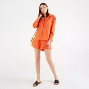 Рубашка женская MINAKU: Enjoy цвет оранжевый,р-р 42